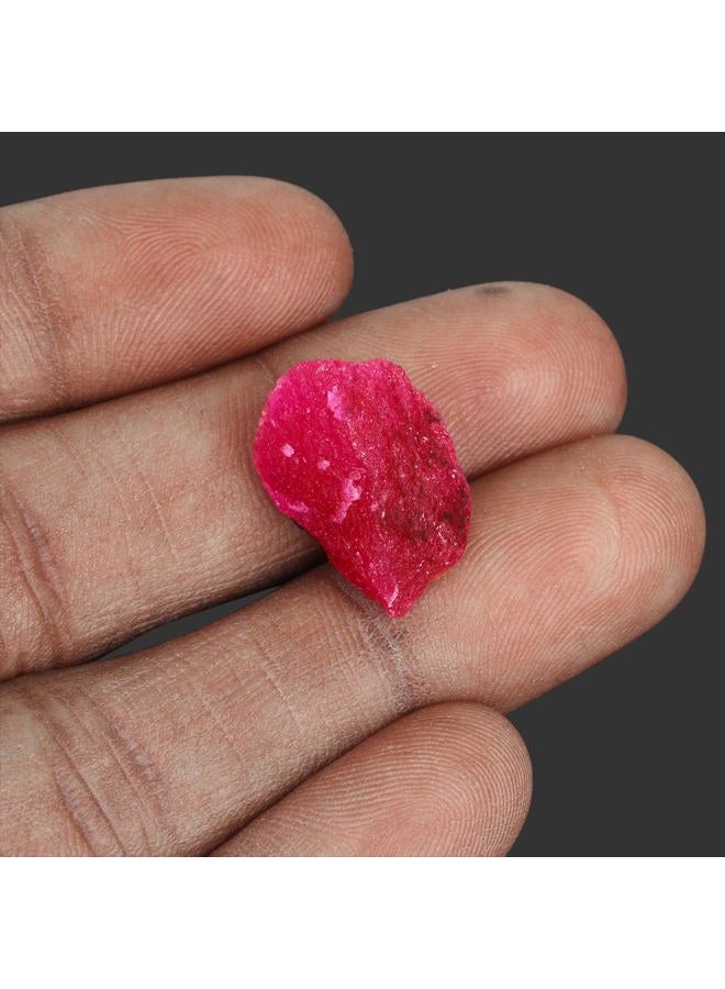 GEMHUB Gemstone Red Ruby 9.00 Carat Rough Stone Healing Crystal Stone Raw Uncut Ruby Gemstone Jewelry - Image 5