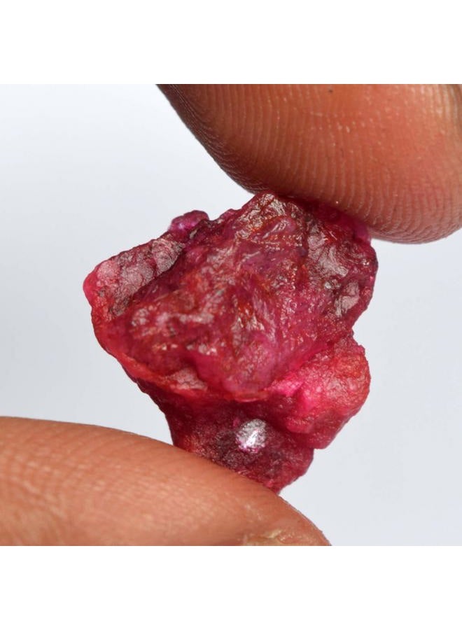 GEMHUB Gemstone Red Ruby 9.00 Carat Rough Stone Healing Crystal Stone Raw Uncut Ruby Gemstone Jewelry - Image 3
