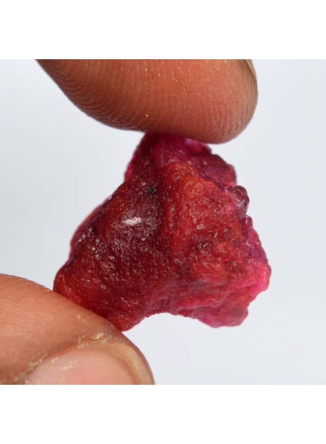 GEMHUB Gemstone Red Ruby 9.00 Carat Rough Stone Healing Crystal Stone Raw Uncut Ruby Gemstone Jewelry - Image 2