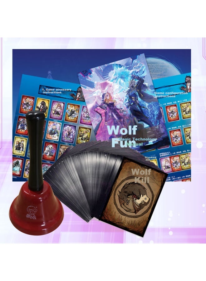 Werewolf Kill Board Game Card Werewolf Kill Magic Technology New Moon Edition New Awakening Character Mirror Hidden Mechanical Wolf - Image 4