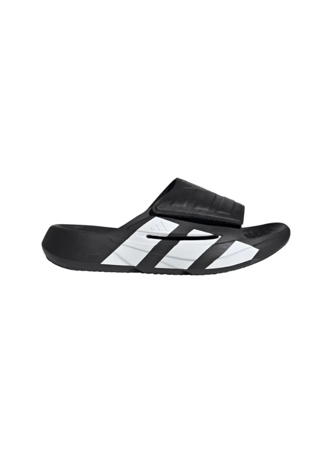 adidas Lightblaze Slide U Black Sportswear Sandals/Slippers For Unisex