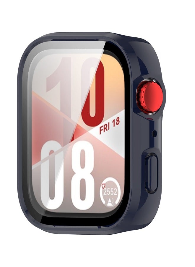 روكاوات حالة متوافقة مع Huawei Watch Fit 4 Watch Glass Film Film Hard Plastic Frame Huawei Watch Fit 4 Watch Case - Image 3