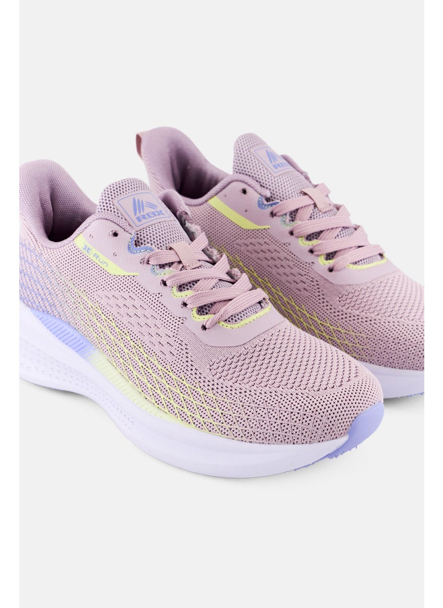 RBX Women Lace Up Running Shoes, Light Mauve  - Image 3