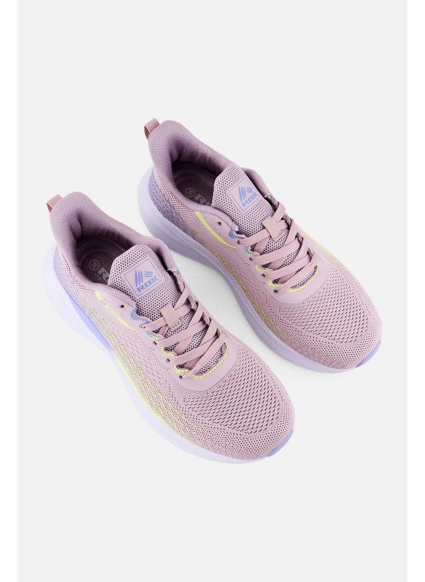 RBX Women Lace Up Running Shoes, Light Mauve  - Image 4