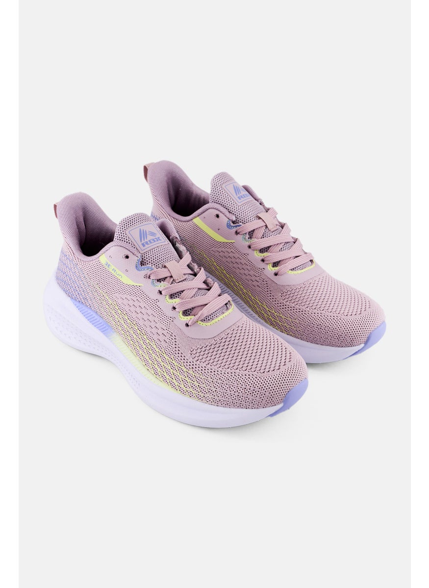 RBX Women Lace Up Running Shoes, Light Mauve  - Image 1