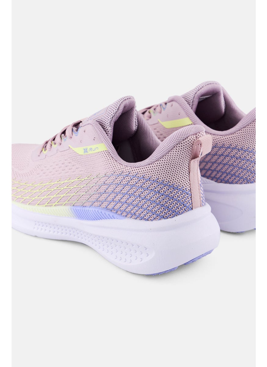 RBX Women Lace Up Running Shoes, Light Mauve  - Image 2