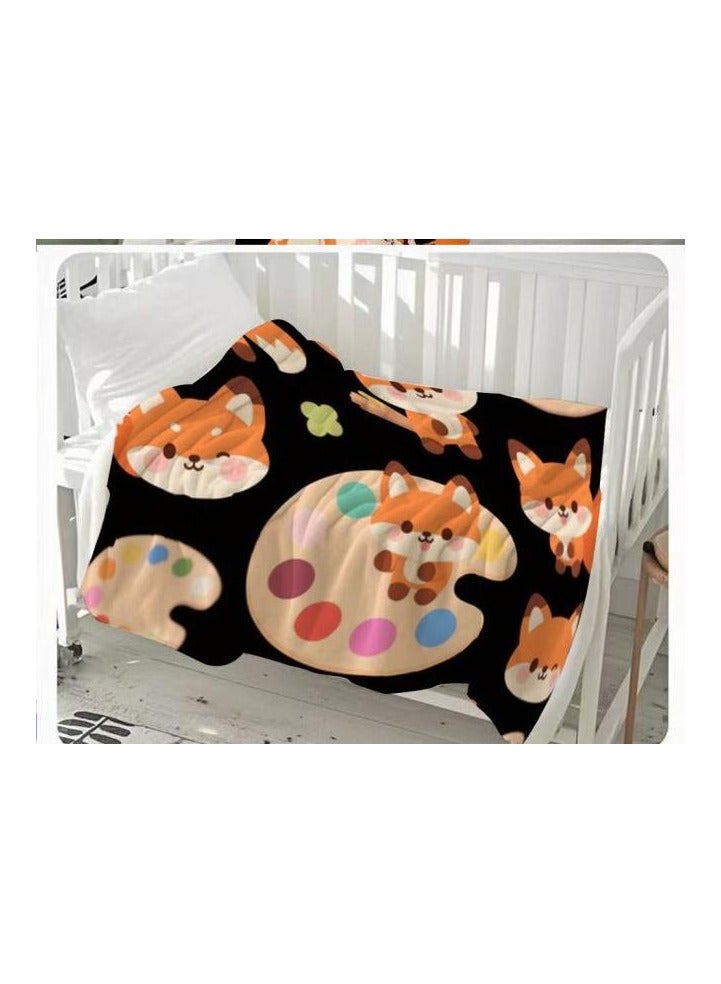 general Flannel thin blanket (warm and comfortable, suitable for sleep, gaming, dust removal and sandproof) 150cm*200cm - 527 - Image 3