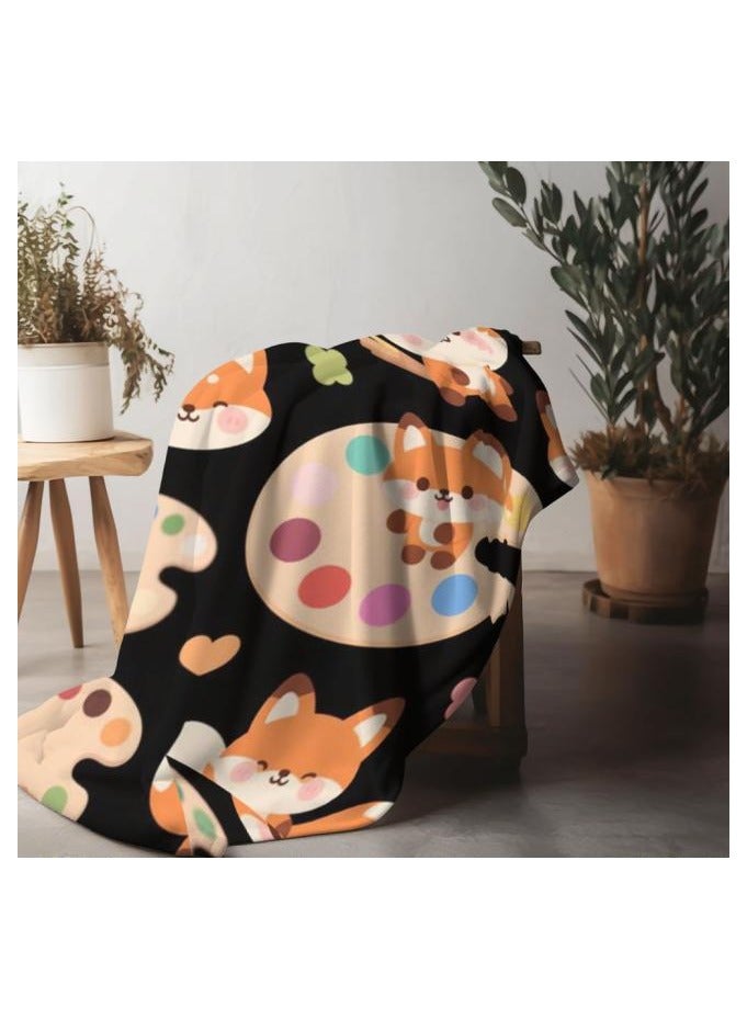 general Flannel thin blanket (warm and comfortable, suitable for sleep, gaming, dust removal and sandproof) 150cm*200cm - 527 - Image 5