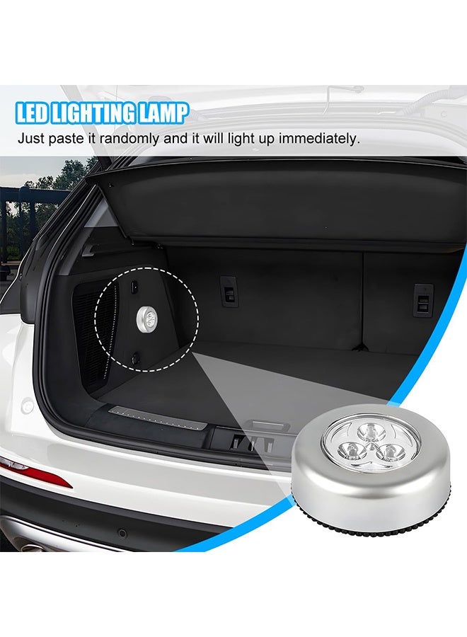 مصباح سقف داخلي LED للسيارة RV 2 قطعة، ضوء قبة قابل لتعتيم اللمس، إضاءة مركبة للسيارة، تركيب سهل على السطح، ضوء سفلي للسيارة، مناسب لجميع أنواع الكامبر، الفان، المقطورات، الشاحنات والقوارب - Image 4