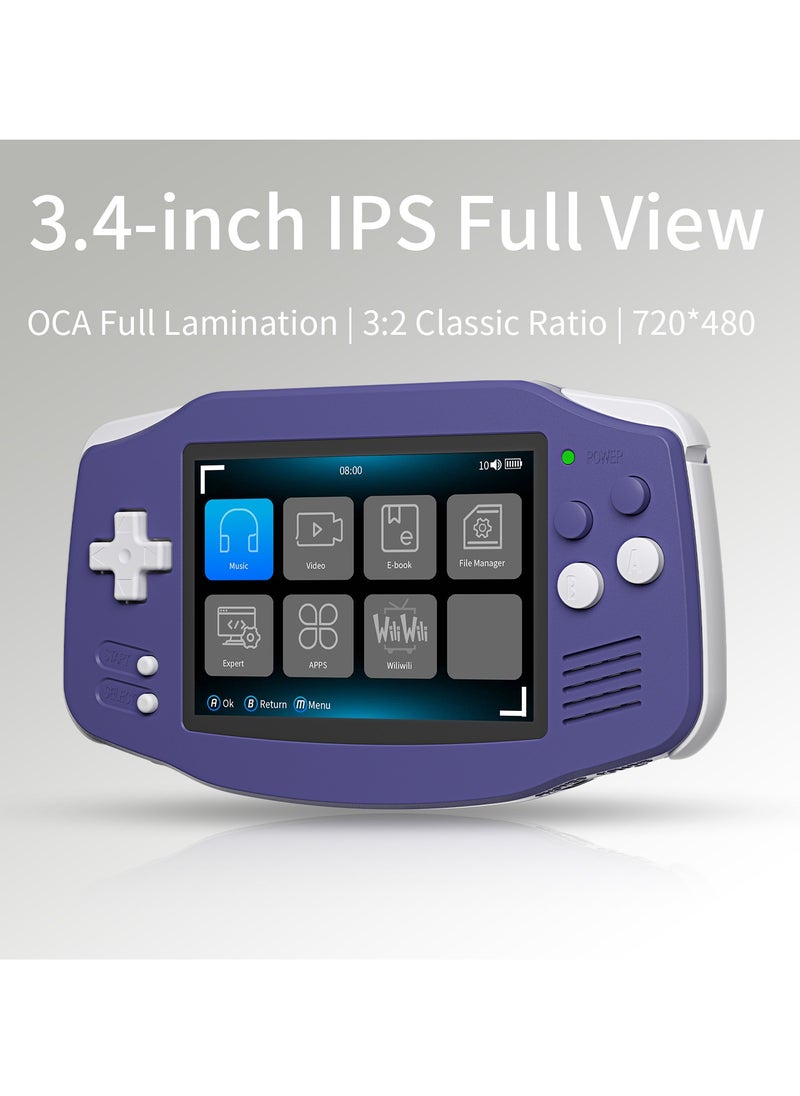 ANBERNIC  RG 34XX Handheld Game ConsoleH700 quad-core ARM  Android 13 3.4-inch IPS full-view angle 3500mAh 5G WIFI Bluetooth Retro Video Players（32G+128G）  - Image 2