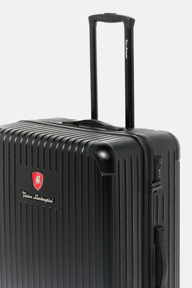 Tonino Lamborghini 28 Inch Expandable Hardshell Check-In Spinner, Black - Image 4