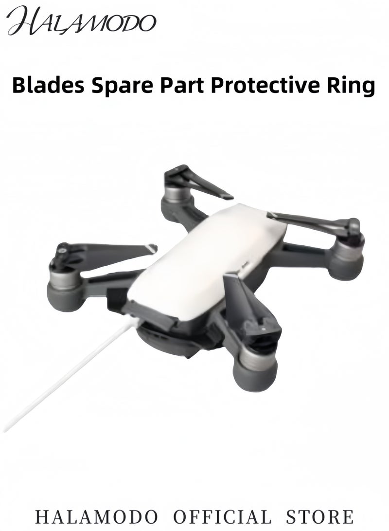 HALAMODO DJI Spark Propeller Guard Props Blades Spare Part Protective Ring Quick-Release Guard Blades Protector Drone Accessories  - Image 3