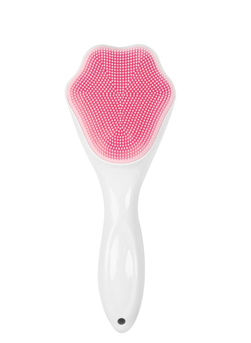 2 pcs - Soft Silicone Bristles Facial Exfoliating Brush, Handheld Blackhead Cleansing Brush, Safe for Skin Care - Image 4
