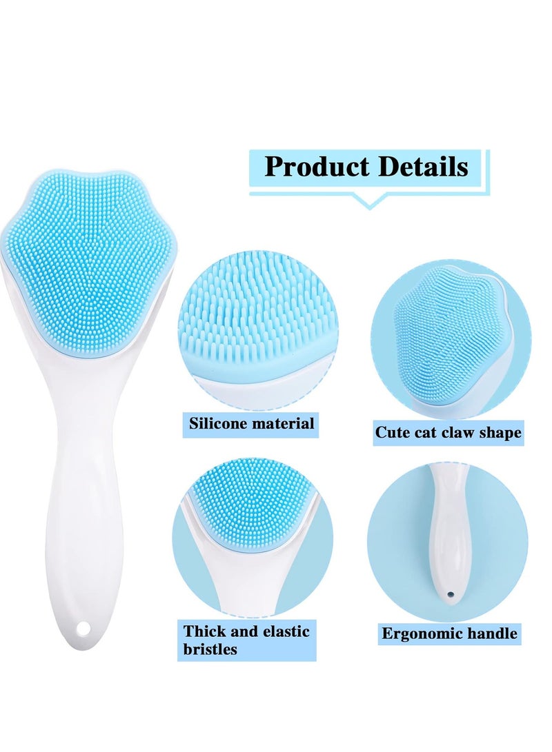 2 pcs - Soft Silicone Bristles Facial Exfoliating Brush, Handheld Blackhead Cleansing Brush, Safe for Skin Care - Image 2