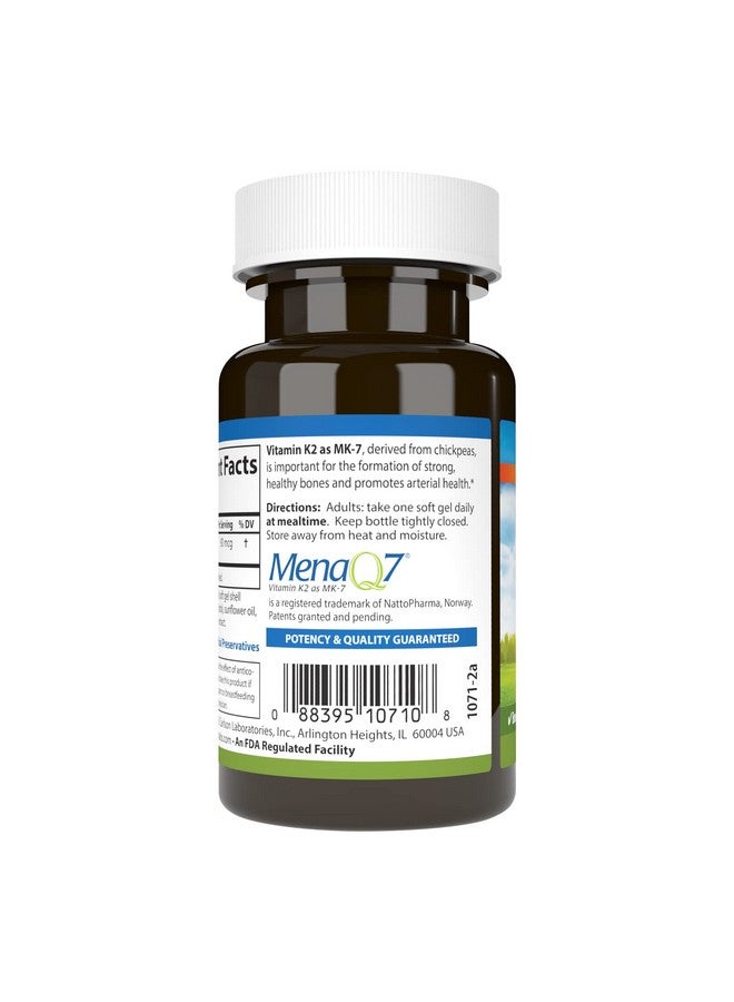 Carlson - Vitamin K2 MK-7 (Menaquinone), 90 mcg, Bone Support, Calcium Bioavailability, K2 Vitamin, Vitamin K-2, 60 Softgels - Image 3