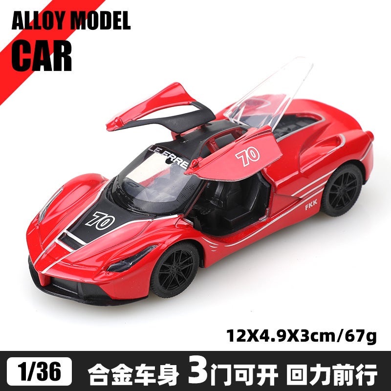 Bulk 1:36 Alloy Model Cars, Kids Pull Back Toy Vehicles, Boys Race Car Decor Gift[Bubble Bag] lafayside version Red [Bubble Bag] lafayside version Red 