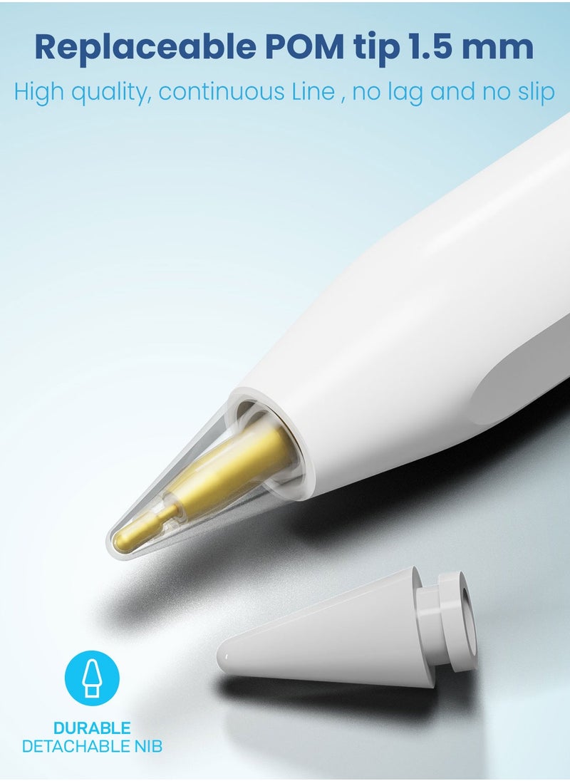 Remson - Remson Sketchmate Bluetooth Stylus Pen with Wireless Magnetic Charging Compatible with Apple iPad Series 2018 and later - Image 1