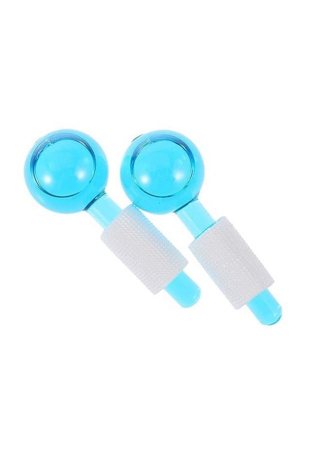 PRISO Facial Ice Globe Smart Cool Face Roller Ball Facial Massage Tools For Neck Eye Circle Reduce Puffiness Anti Ageing Wrinkles Soothing Firming Skin Energy Beauty Crystal Ice Ball. - Image 1