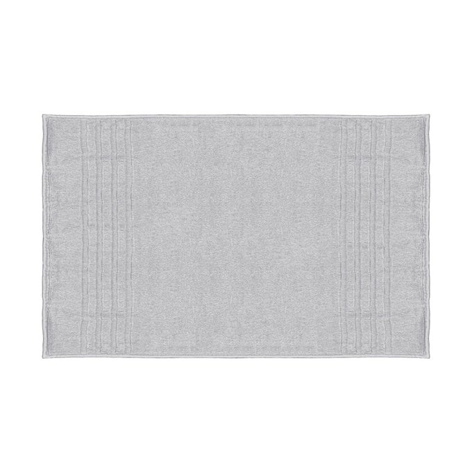 LUXURY TURKISH XL BATH MAT 28X44 LIGHT GREY GRAY 1000 GSM BAMBOO VISCOSE AEGEAN TURKISH COMBED COTTON