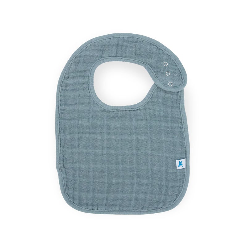 Little Unicorn Premium Classic Bib 3 pack | Adjustable as baby grows | Soft fabric on skin | Great for first time eaters (Georgia Peach) - Image 3