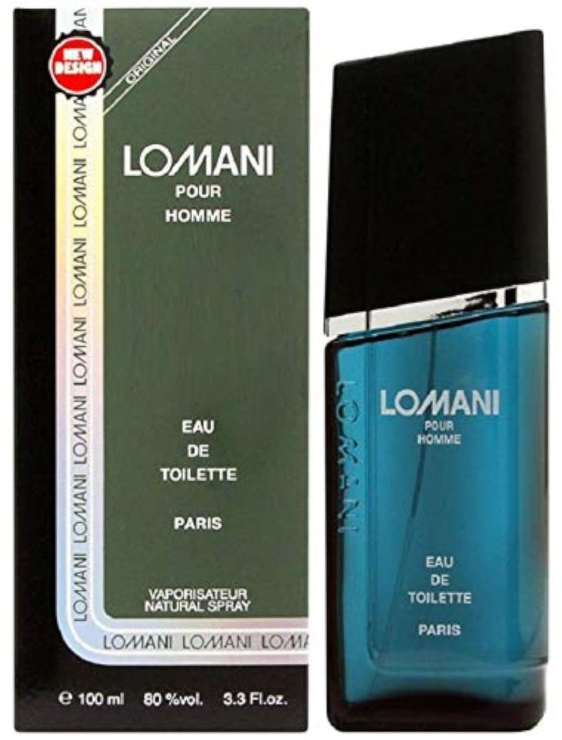 Lomani Paris Pour Homme Liquid Eau De Toilette For Men, 100ml - Fresh - Image 1