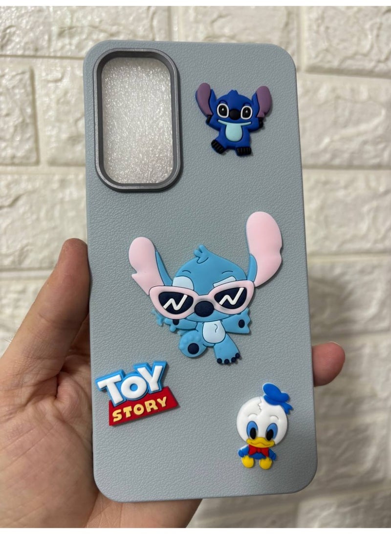 Back Cover With a cartoon  design  Compatible With Phone Oppo A55 / A16 - Image 1