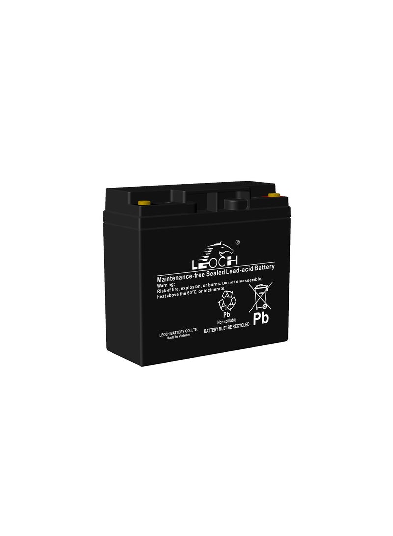 ليوك بطارية لويش 12 فولت 18 امبير معدل تشغيل يصل الى 5 سنوات - Image 1