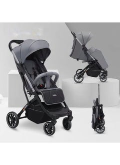 kidilo Travel and Hiking Stroller ( Stroller weight 7.8 KG ) K20 GRAY