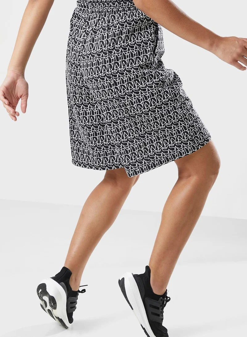 Adidas Adidas Bluv Q2 Sho Cul Black Training Shorts For Women Xs