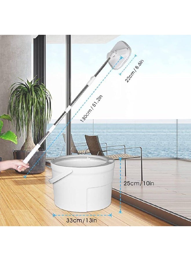 جردل مدور عملي للتنظيف والعصر – تصميم مبتكر وسهل التخزين T - Image 5