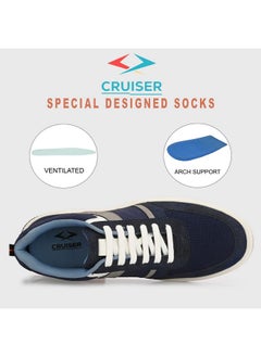 CRUISER Cruiser Men's Aurelius Navy Sneakers_9 UK (2506-7)  - Image 4