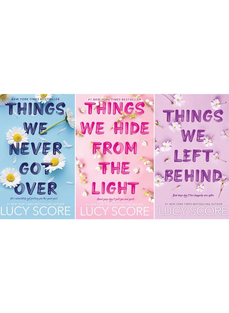 Things We Left Behind, Things We Hide From The Light, Things We Never Got Over by Lucy Score - 3 Book Collection Set