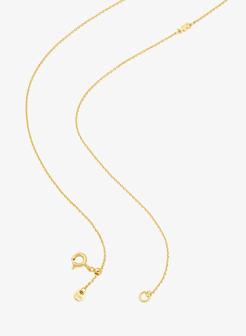 Michael Kors  Mother of Pearl Sterling Silver Necklace with Cubic Zirconia for Women | Best Price UAE