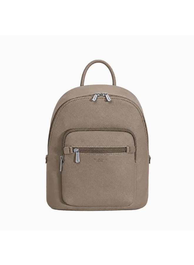 David Jones Every stylish backpack- Basics bag for school, work and university and travel- Classic Leather Backpack  in model cm7653 with chic design
