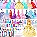 Style Shine Doll Clothes and Accessories Set Wedding Gowns Evening Dresses Fashion Dresses Casual Outfits Top and Pant Swimsuit Bikini Hangers Shoes and Accessories Toys for Girl Gift - Image 2