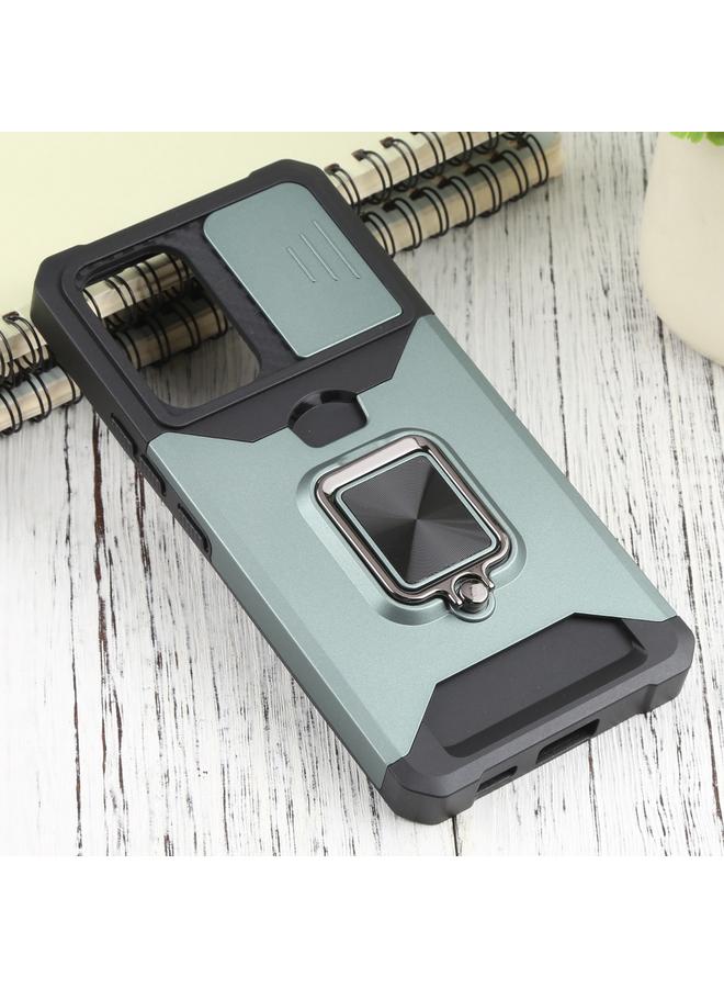 اس-توب جراب لهاتف Samsung Galaxy A53 5G بتصميم غطاء كاميرا منزلق مصنوع من مادة PC + TPU مقاوم للصدمات - Image 2