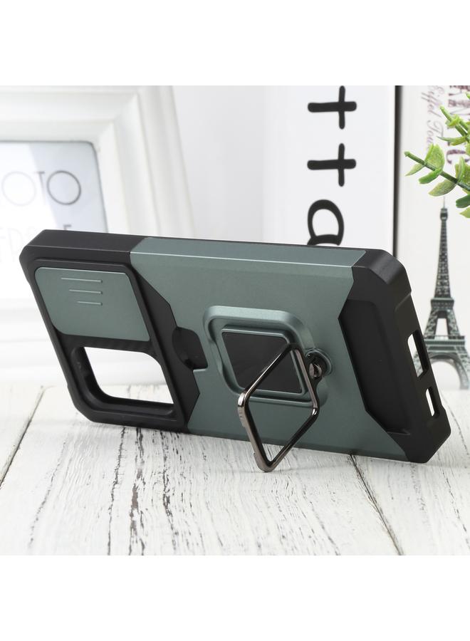 اس-توب جراب لهاتف Samsung Galaxy A53 5G بتصميم غطاء كاميرا منزلق مصنوع من مادة PC + TPU مقاوم للصدمات - Image 5