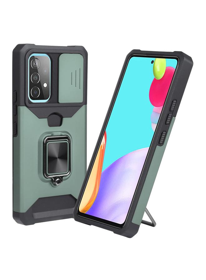 اس-توب جراب لهاتف Samsung Galaxy A53 5G بتصميم غطاء كاميرا منزلق مصنوع من مادة PC + TPU مقاوم للصدمات - Image 1