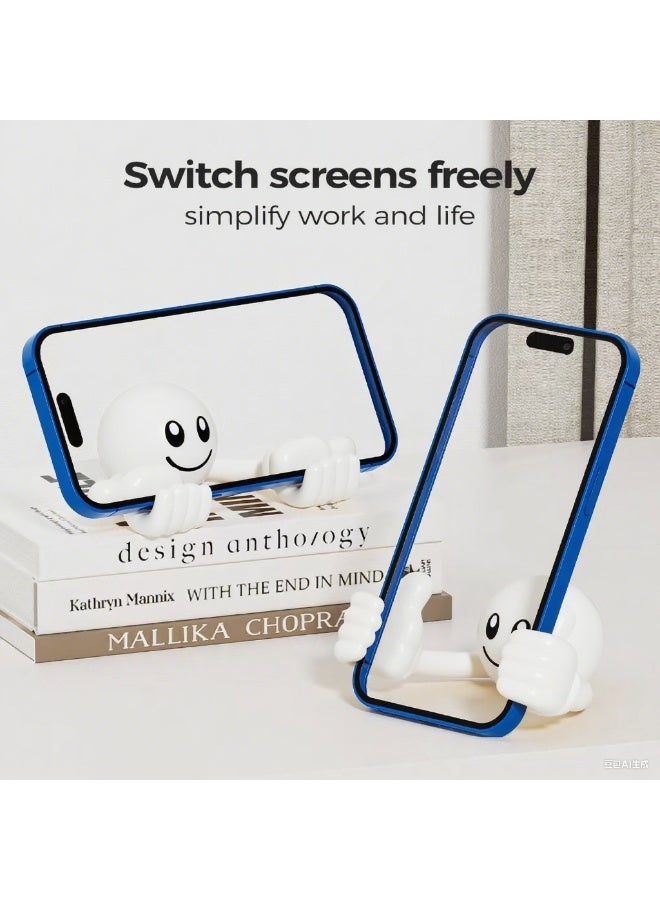 LumiArk Cartoon Smile Thumbs-Up Phone and Tablet Stand  - Image 2
