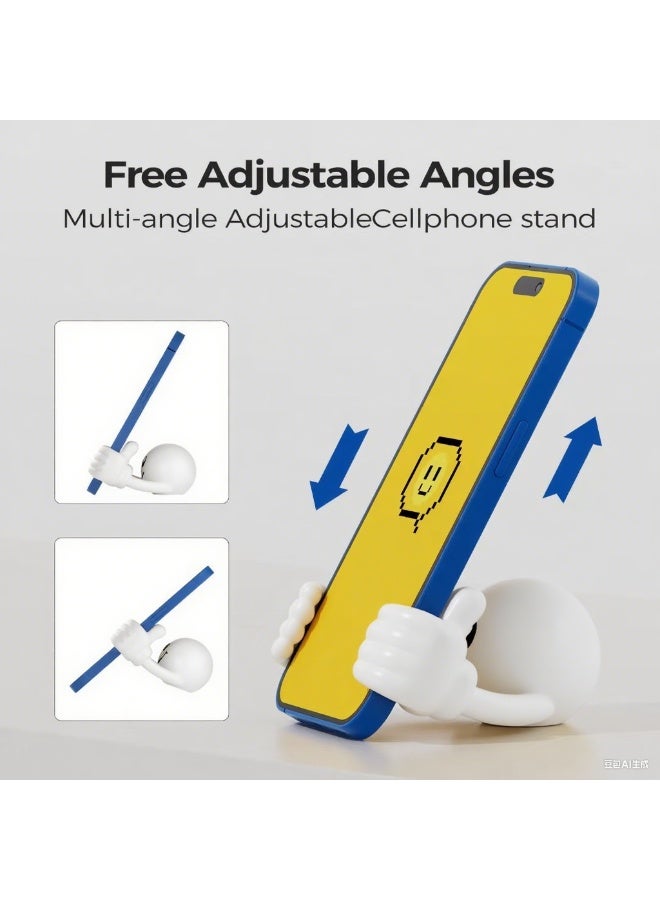 LumiArk Cartoon Smile Thumbs-Up Phone and Tablet Stand  - Image 5