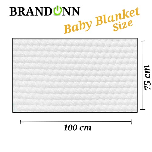 Brandonn Beige Star Polka Wrapping Sheet Cum Swaddle Baby Blanket for Babies(75 Cm X 98 Cm) - Image 3