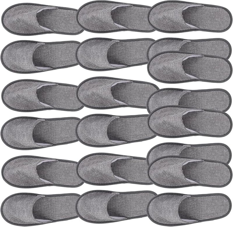 Folding Travel Slippers Non Slip Portable Lightweight Foldable For Hotel Home Spa - Image 1