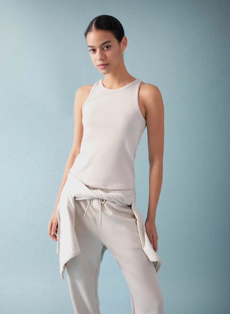 DeFacto Defactofit Slim Fit Crew Neck Sports Tank Top