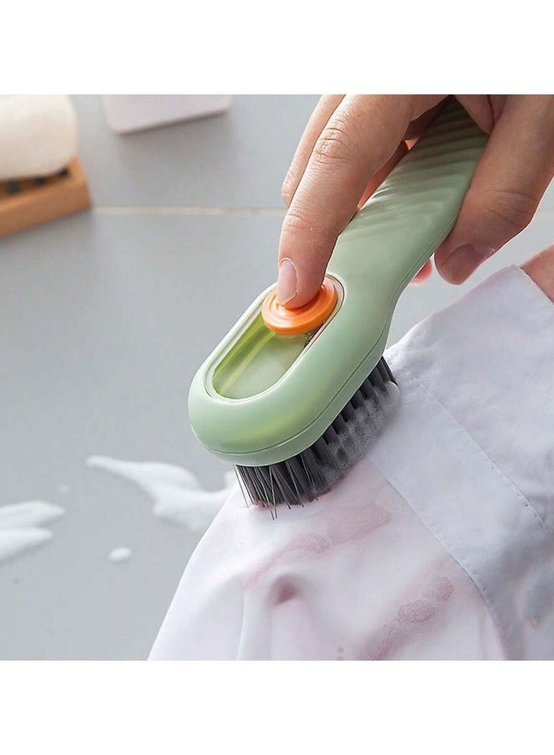 Multifunctional Shoes Cleaning Brush with Built-in Liquid Dispenser & Soft Bristles - Image 4
