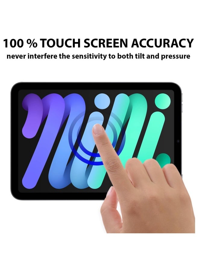 DUSALA Screen Protector compatible with iPad mini 7 (A17 Pro, 2024 Model, 7th Generation) / mini 6 (2021 Model, 6th Generation), 8.3-Inch, Tempered Glass Film - Image 5