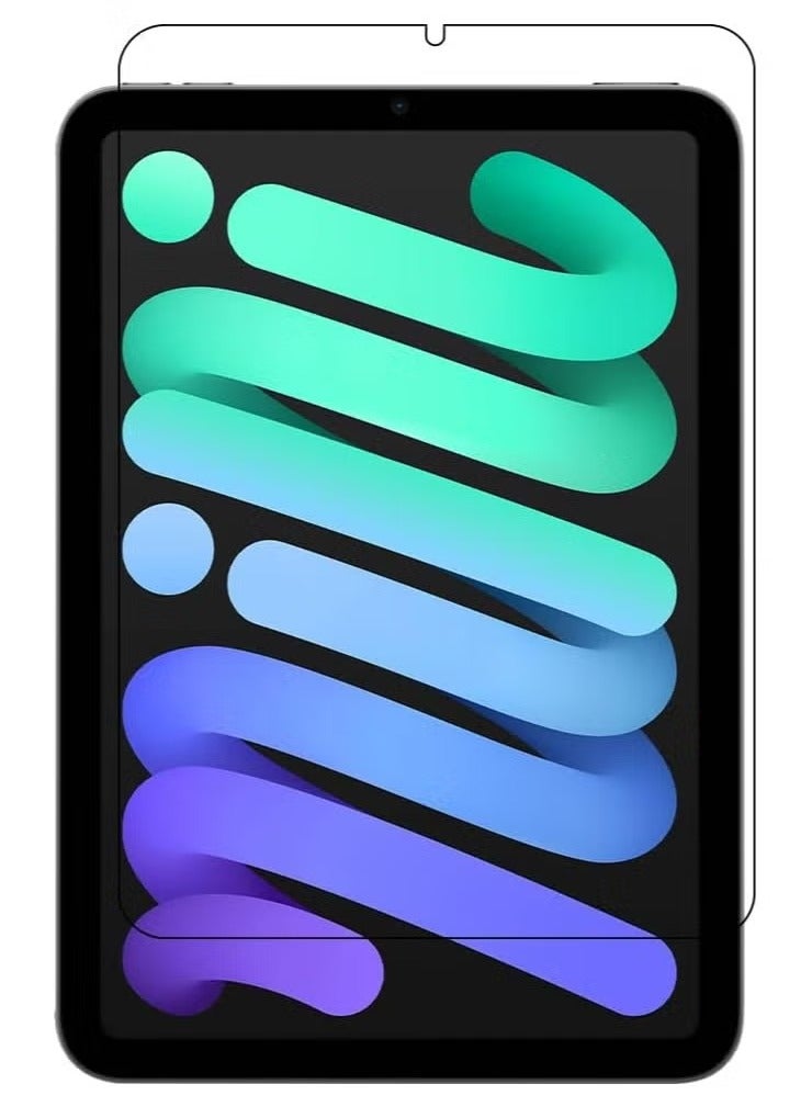 DUSALA Screen Protector compatible with iPad mini 7 (A17 Pro, 2024 Model, 7th Generation) / mini 6 (2021 Model, 6th Generation), 8.3-Inch, Tempered Glass Film - Image 1