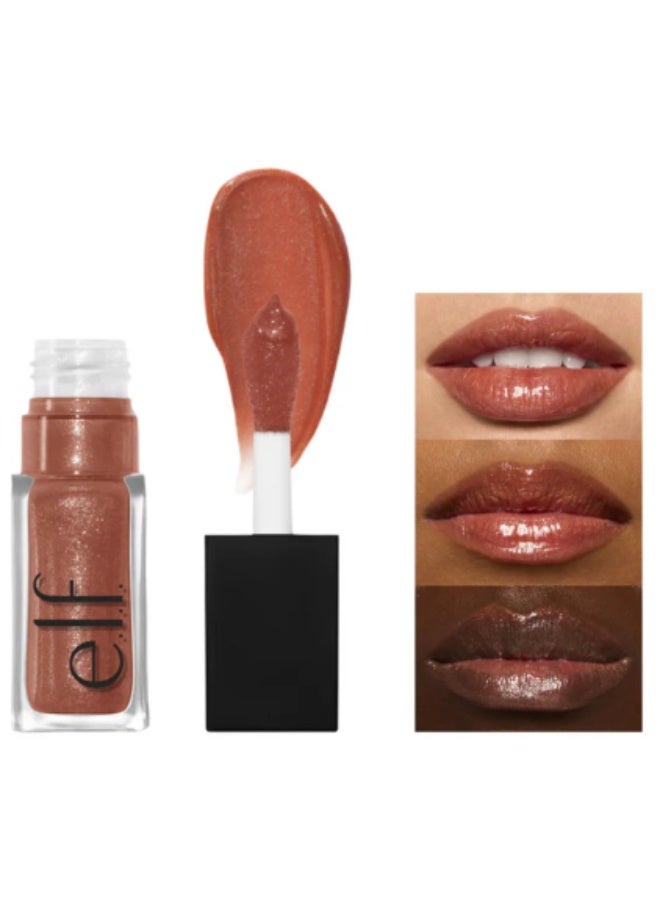 إلف زيت الشفاه جلو ريفايفر، مغذي ومرطب بلمسة نهائية لامعة ولون خفيف، برائحة النعناع، ​​غير لزج، نباتي ولم يُختبر على الحيوانات، لون محايد للغاية - Image 1