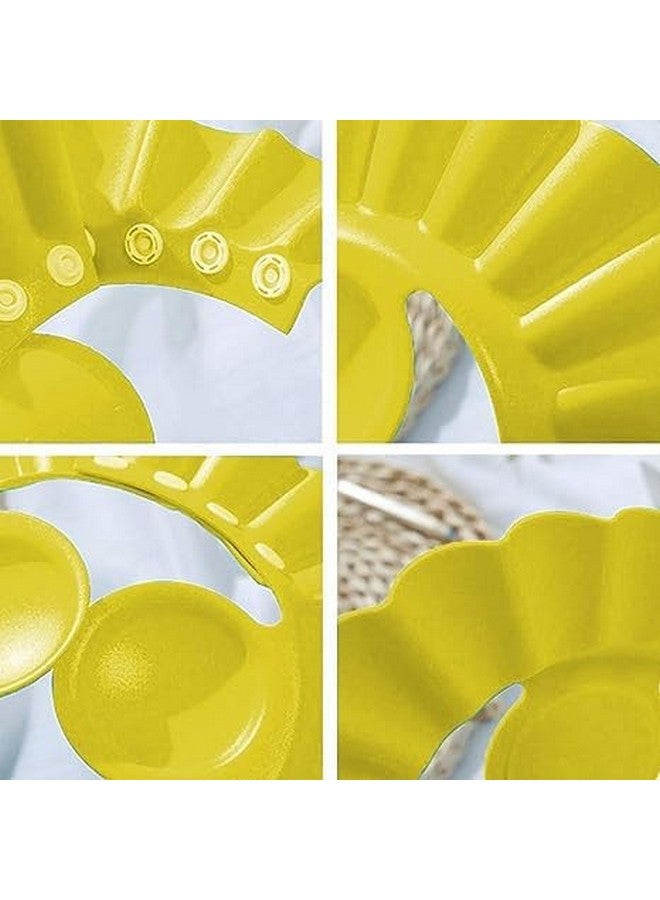 WENGTY Baby Shower caps Adjustable Safe Soft Bathing Baby Shower Hair Wash Cap for Children, Baby Bath Cap Shower Protection for Eye and Ear (Multicolour) - Image 4