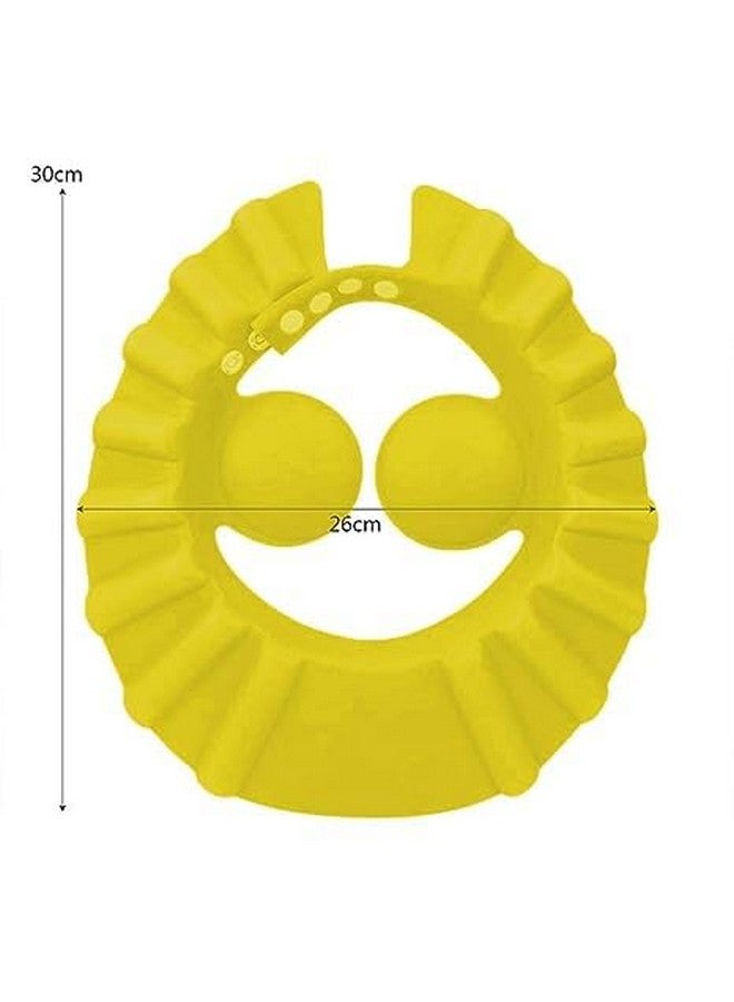 WENGTY Baby Shower caps Adjustable Safe Soft Bathing Baby Shower Hair Wash Cap for Children, Baby Bath Cap Shower Protection for Eye and Ear (Multicolour) - Image 2