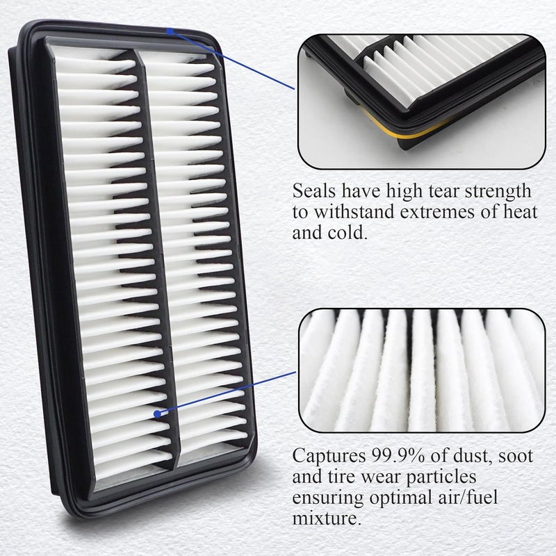 X4XZ CA12061 Engine Air Filter for Honda and Acura - Image 3